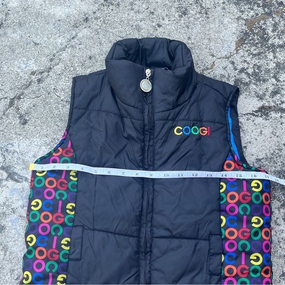 Coogi Black Logo Puffy Vest - Size Large (12/14) - Picture 9 of 12